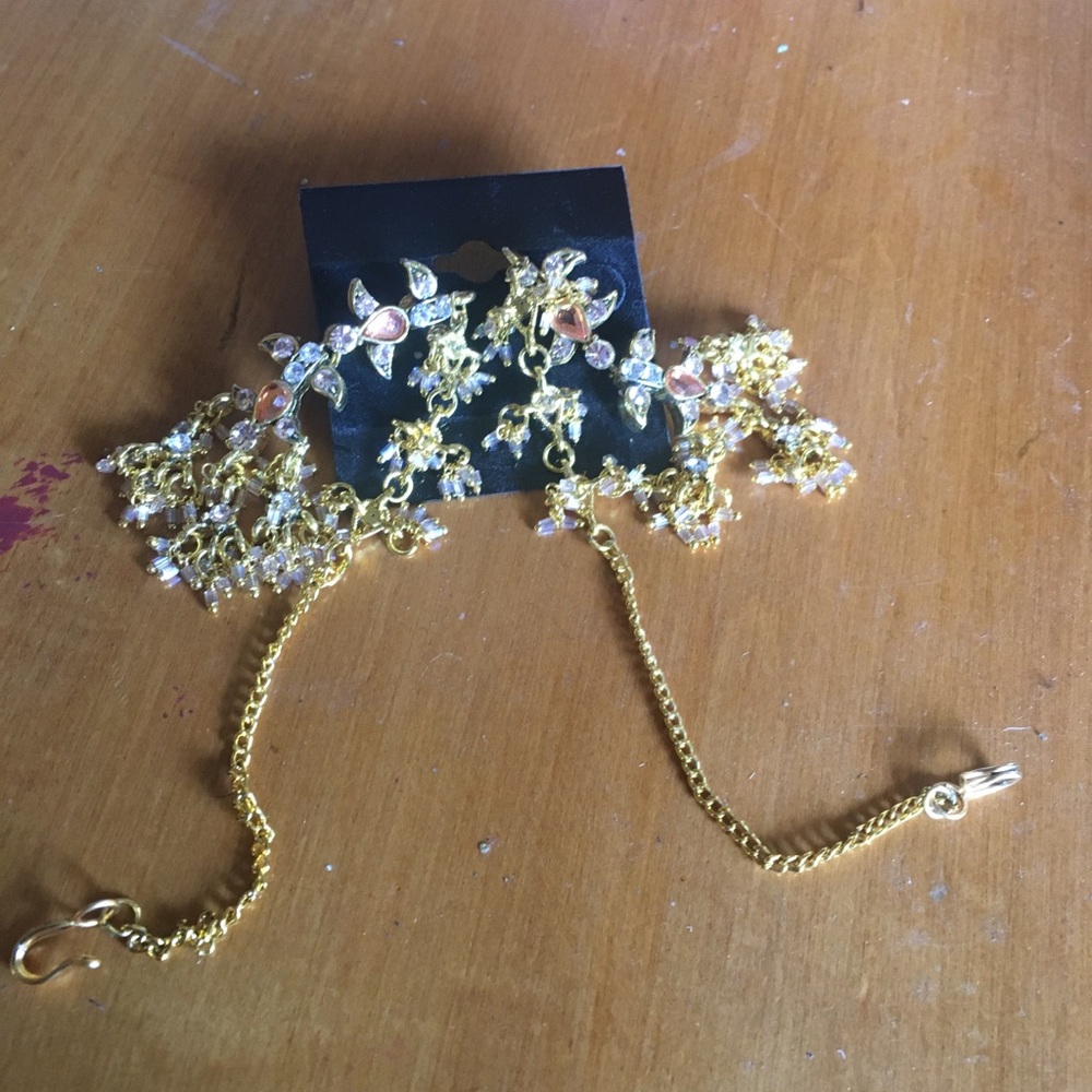 🤡 5 for 20 🤡 Gold earrings with cuff
